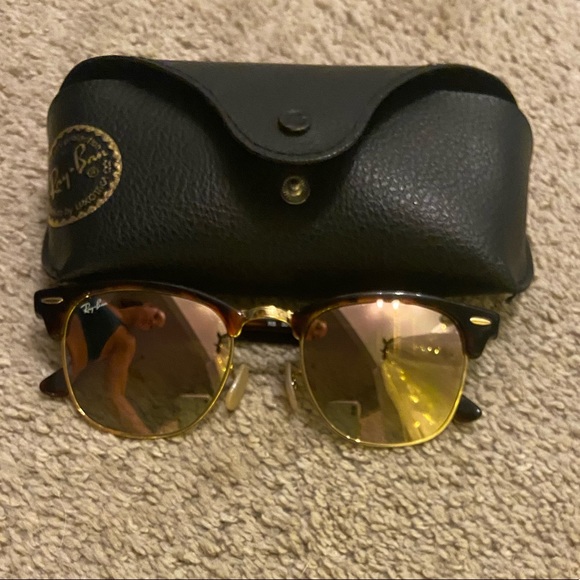 Ray-Ban Accessories - EUC Ray-Ban tortoise gradient copper clubmasters